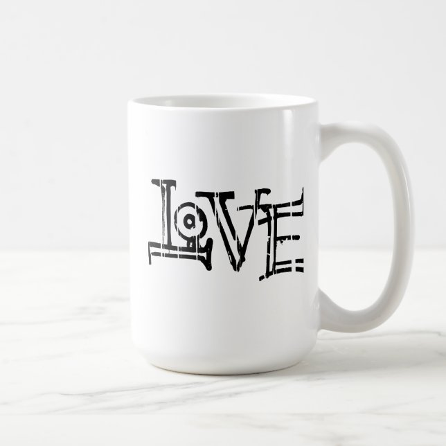 Mug Love word typography (Droite)