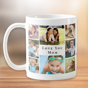 Mug Love You Mom Photo Collage