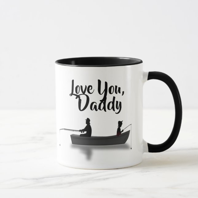 Mug Love You Papa Fishing (Droite)