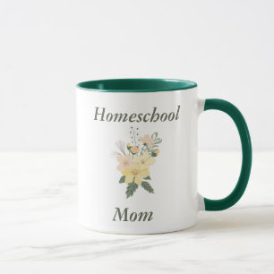 Mug Lovely Homeschool Mom Floral