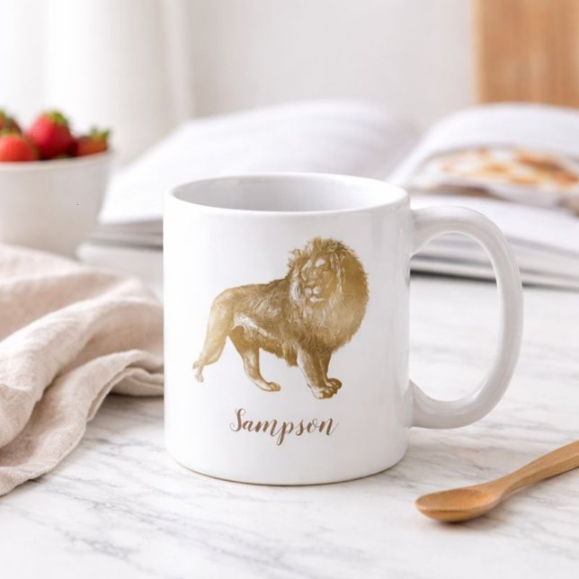 Mug Lovely Lion (Créateur téléchargé)