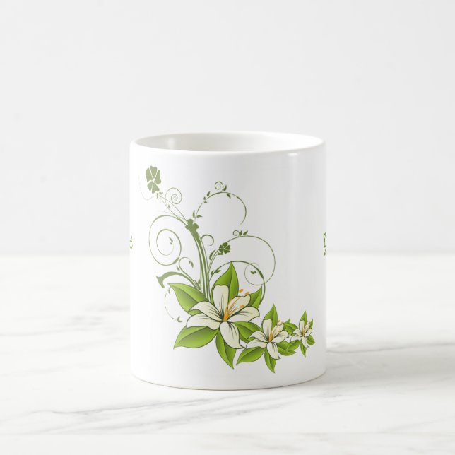 Mug Lovely Lys Produits personnalisés (Centre)