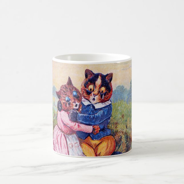 Mug Lovers Cat (Strong Emotion), Louis Wain (Centre)