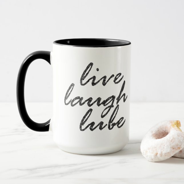 Mug Lube riant en direct (Avec donut)