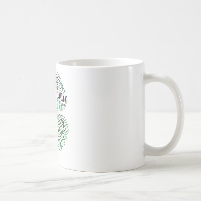 Mug Lucky Clover Word (Droite)