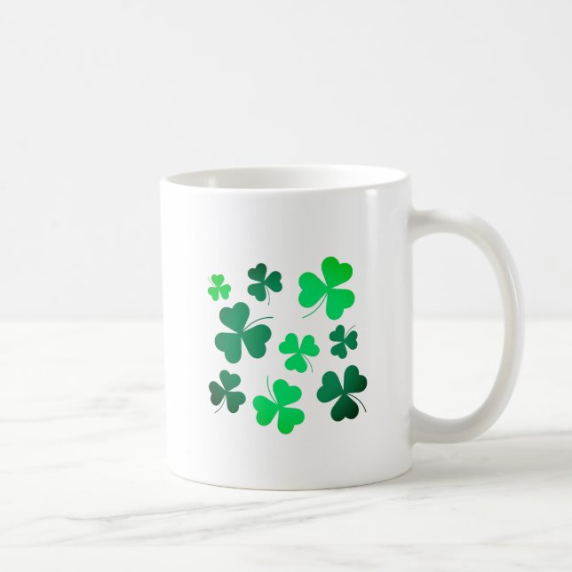 Mug Lucky Green Clover Shamrock Irlande Irlande (Droite)