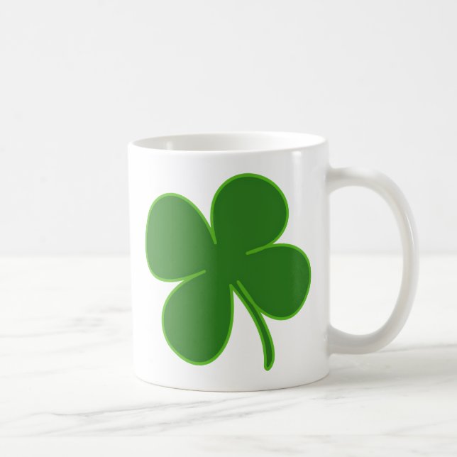 Mug Lucky Green Shamrock (Droite)