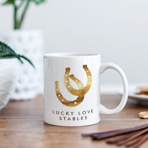 Mug Lucky Horseshoes Customisé