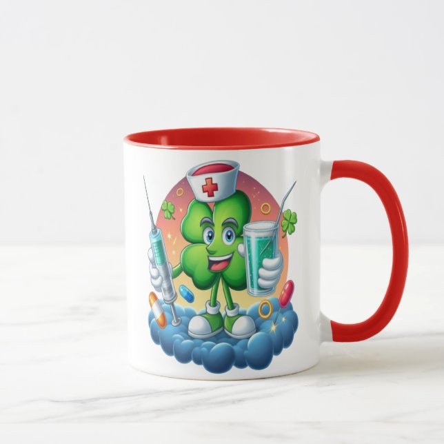 Mug Lucky Nurse Green Shamrock (Droite)