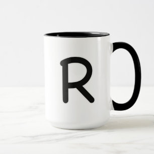 Mug Lueur extérieure de la lettre R