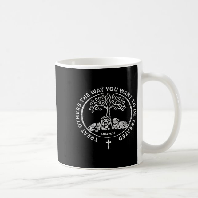 Mug Luke 6_31 Jesus Bible Verse Christian Faith The Go (Droite)