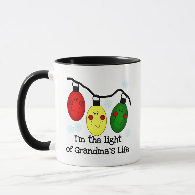 Mug Lumière de la vie de grand-mère Tshirts et cadeaux (Gauche)