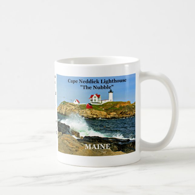 Mug Lumière de Neddick de cap ("la protubérance "), (Droite)