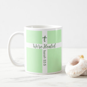 Mug Lumière Green Christian Faith Guérir Bible Verse
