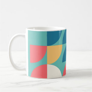 Mug Lumière Turquoise Mid-Century Géométrique des anné