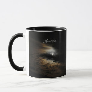Mug Lumières de la lune - Photo céleste personnalisée