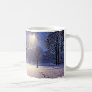 Mug Lumières de rue et couvert de neiges
