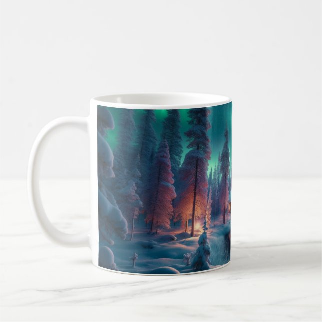 Mug Lumières du Nord Paysage (Gauche)