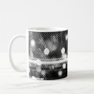 Mug Lumières néon et motif géométrique sans soudure
