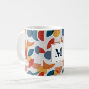 Mug Lumineuse géométrique rétro Abstrait Moyen-siècle 