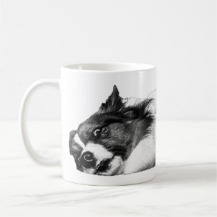 Mug Luminosité d'automne, Croquis Corgi reposant