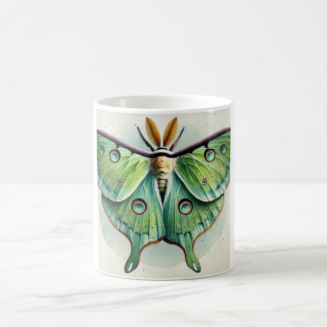 Mug Luna Moth Actias luna 210824IREF215 - Watercolor (Centre)