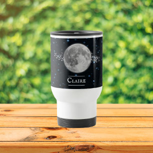 Mug lunaire de voyage personnalisé