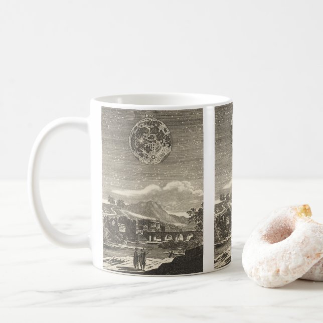 Mug Lune d'époque de la Renaissance par Allain Mallet (Avec donut)