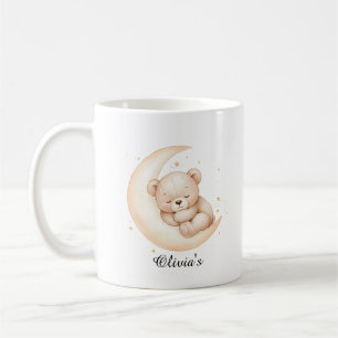 Mug Lune Ours Endormi Personnalisé