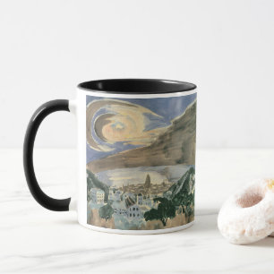 Mug Lune sur Barcelone par Walter Gramatte