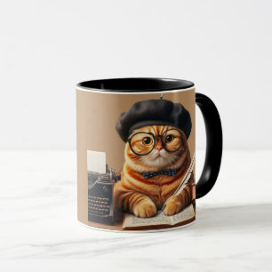 Mug Lunettes de chat amusantes