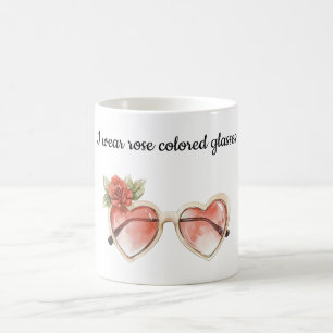 Mug Lunettes de soleil de couleur rose