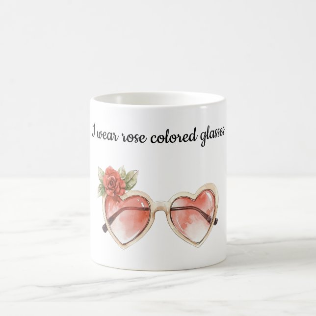 Mug Lunettes de soleil de couleur rose (Centre)