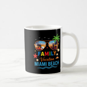 Mug Lunettes de soleil d'été tropicales Vacances en fa