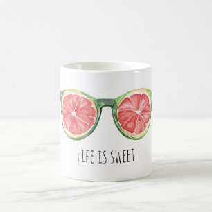 Mug Lunettes de soleil vertes Melon Fruit