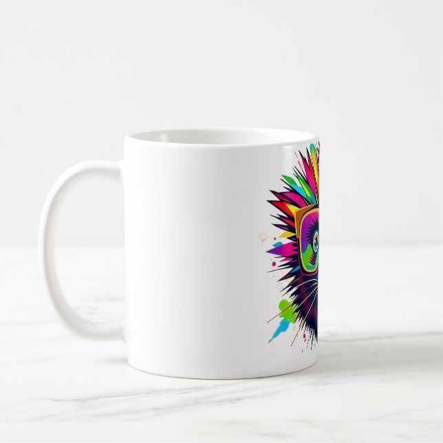 Mug Lunettes rétro Porcupine Tee (Gauche)