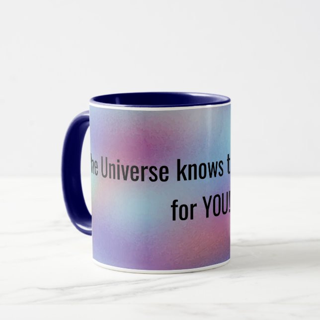 Mug L'Univers connaît le café Inspirational Cool (Devant gauche)