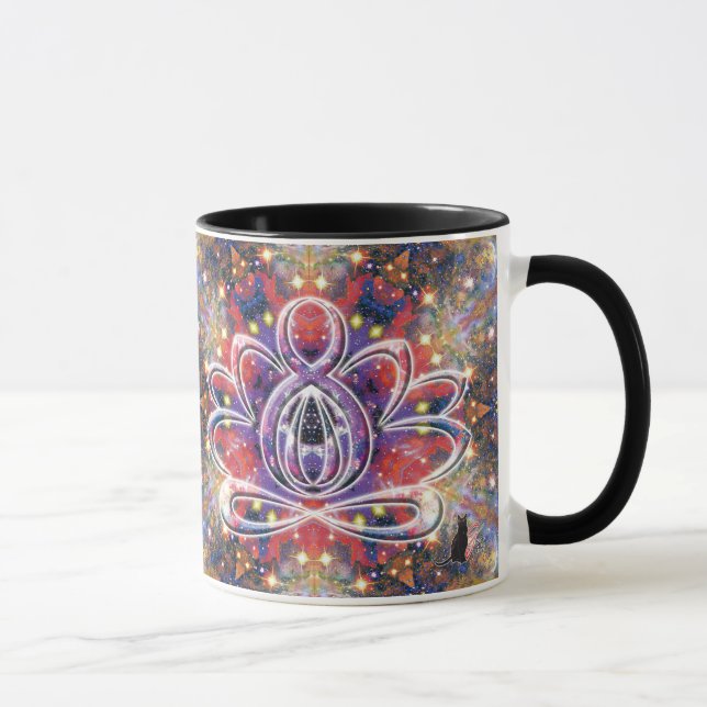 Mug Lustré Zen Lotus (Droite)