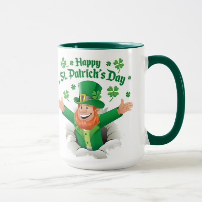 Mug Lutins de la Saint-Patrick joyeux  (Droite)