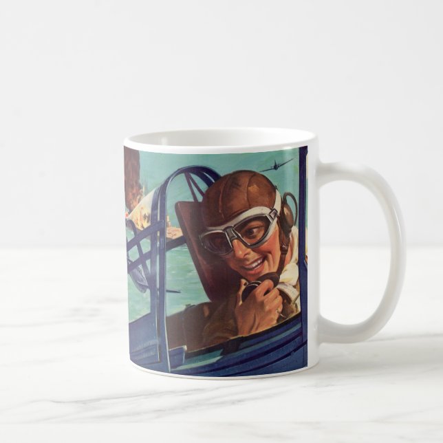 Mug Lutte aérienne 2ÈME GUERRE MONDIALE des années 194 (Droite)
