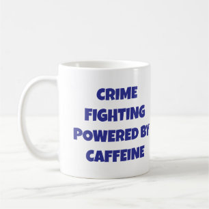 Mug Lutte contre la criminalité alimentée par la caféi