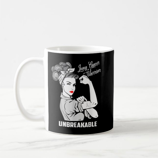 Mug Lutte contre le cancer du poumon Guerrier Incassab (Gauche)