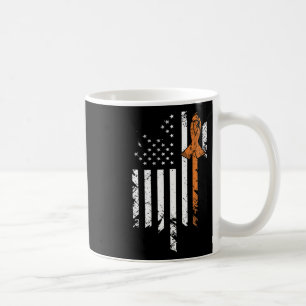 Mug Lutte contre le cancer Vintage US drapeau américai