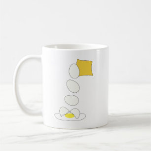 Mug Lutte contre les aliments - Fromage contre Oeuf.