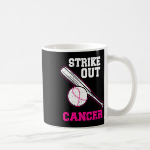 Mug Lutte de baseball contre le cancer du sein Cool Se