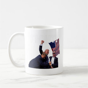 Mug Lutter Contre Trump 2024 Victime D'Une Blessure Lo