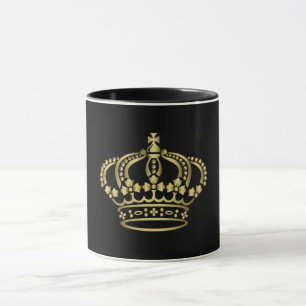 Mug Luxueux Gold Queen Crown