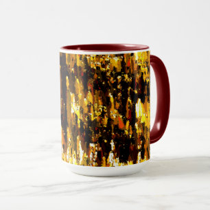 Mug Luzes foscas de vela sob uma placa de gelo