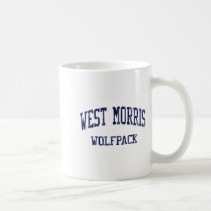Mug Lycée West Morris Hs Chester Nj Vintage Srts
