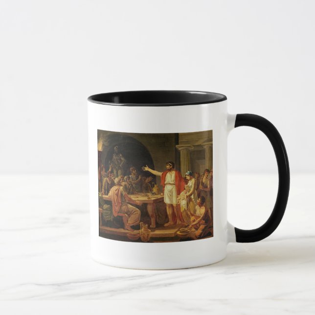 Mug Lycurgus montrant les ancients de Sparte leurs (Droite)